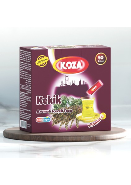 Tek İçimlik Kekik Aromalı Toz İçecek 50'li