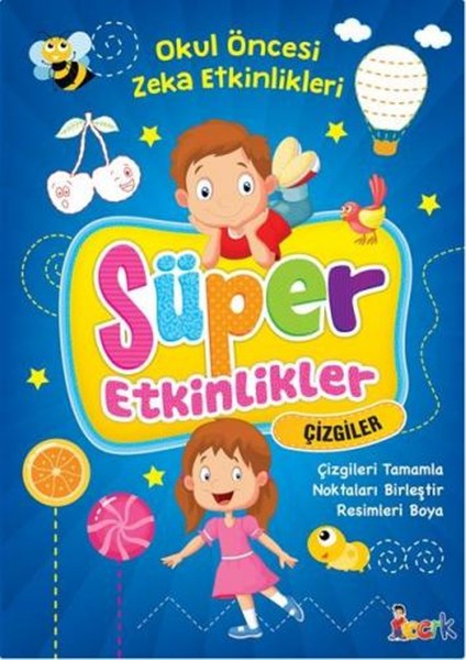 Ema Çocuk Süper Etkinlikler Kitabı Çizgiler