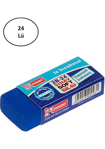 Mikro NS2B24 Nano 24'lü Silgi