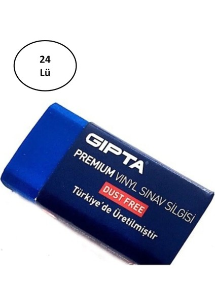 Silgi - Premium Sınav Silgisi Dust Free Mavi 4-K272300-5001 24 Lü