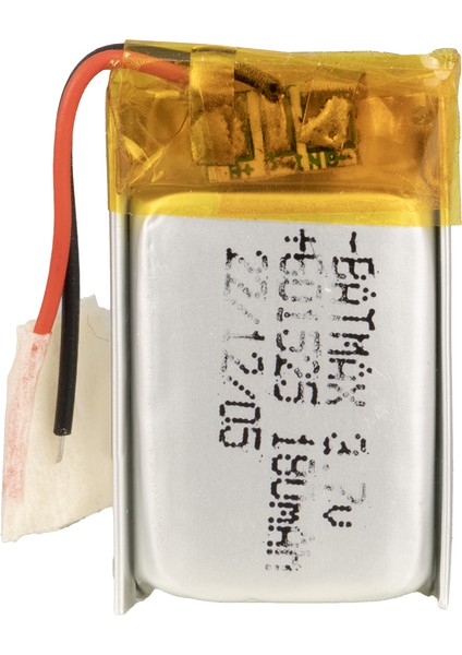 601525 3.7 Volt 180 Mah Lityum Polimer Pil