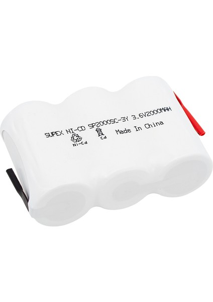 Supex 3lü Yanyana Süpürge Pili 3.6V 2000MA