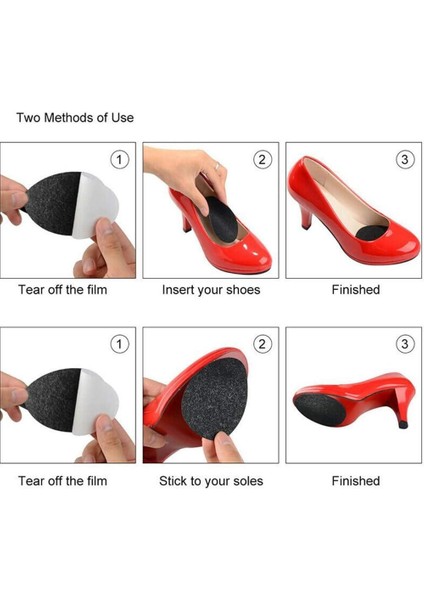 1 Çift Topuklu Ayakkabı Altına Yapışan Kaydırmaz Kauçuk Ped indirimleri