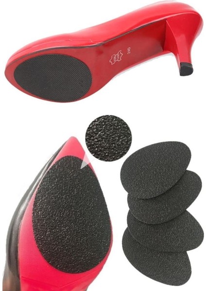 1 Çift Topuklu Ayakkabı Altına Yapışan Kaydırmaz Kauçuk Ped
