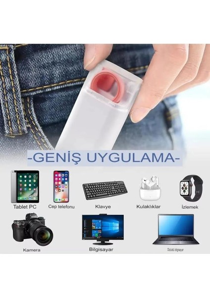 7 In 1 Çok Fonksiyonlu Bilgisayar Laptop Klavye Telefon Kulaklık Airpod Temizleyici Kit modelleri