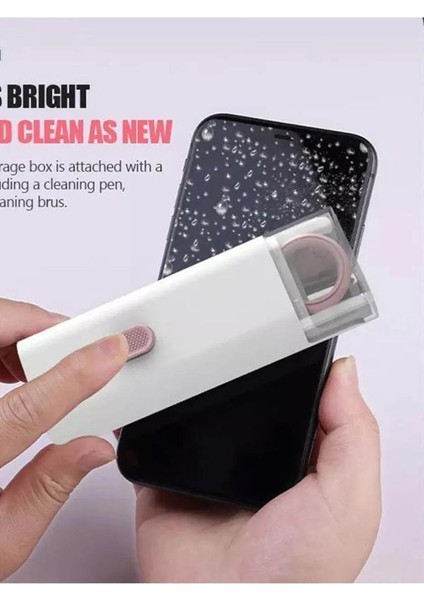 7 In 1 Çok Fonksiyonlu Bilgisayar Laptop Klavye Telefon Kulaklık Airpod Temizleyici Kit