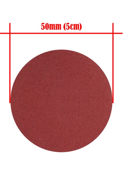 Dremel Için Cırtlı Disk Zımpara - 220 Kum - Çap 50MM (4 Adet)
