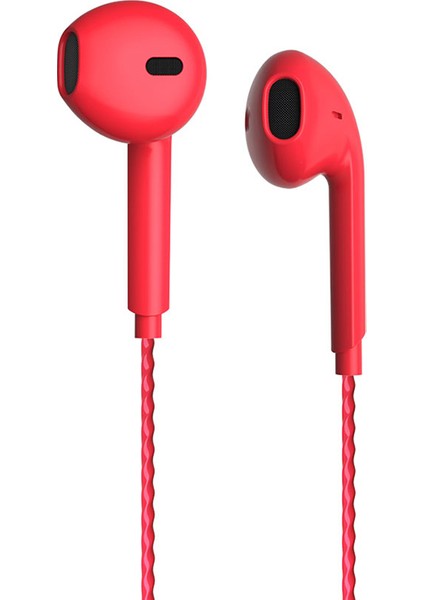 EH104R 3.5mm Jacklı Kablolu Kulak Içi Mikrofonlu Kırmızı Kulaklık modelleri