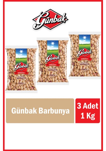 Barbunya 1 kg x 3 Adet Tek Ebat