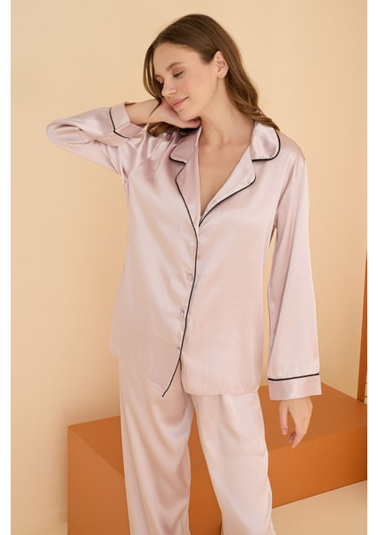 Nbb 66393 Kadın Saten Pıjama Takımı modelleri