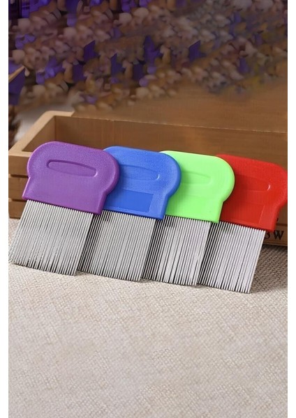 Bit Pire Tarağı Saç Temizleme Fırçası Saplı Saç Bakım Tarak Seti Kedi Köpek Tüy Toplama 1 Adet