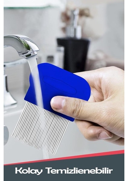 Bit Pire Tarağı Saç Temizleme Fırçası Saplı Saç Bakım Tarak Seti Kedi Köpek Tüy Toplama 1 Adet