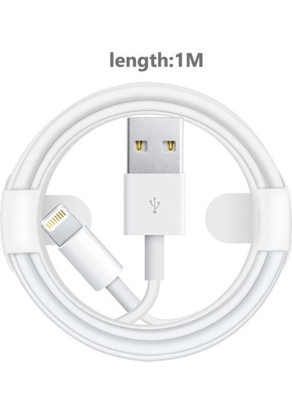 ESLIFETECH26AKSESUAR Apple Iphone-Ipad Uyumlu Lightning To USB Cable Şarj ve Data Kablosu-(1 Metre)