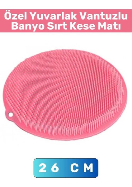 26 cm Vantuzlu Banyo Sırt ve Ayak Kese Matı Ayak Masaj Matı modelleri