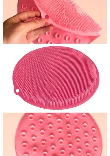 26 cm Vantuzlu Banyo Sırt ve Ayak Kese Matı Ayak Masaj Matı fırsatları