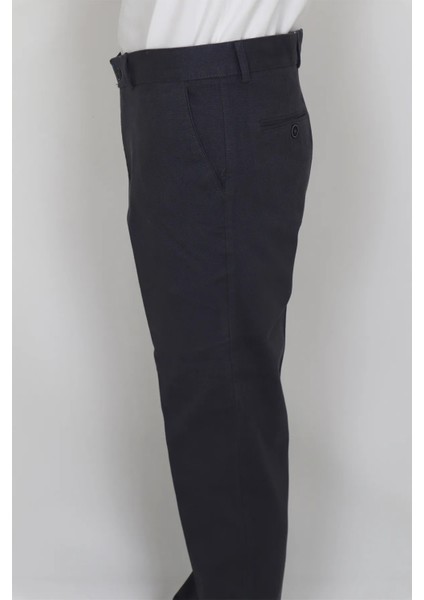 Fistan Store Erkek Rahat Kalıp Yandan Cep Boru Paça Büyük Beden Kışlık Keten Pantolon modelleri