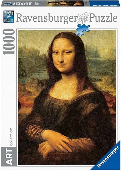 12000058 Leo da vinci - Mona lisa 1000 Parça Ravensburger Puzzle