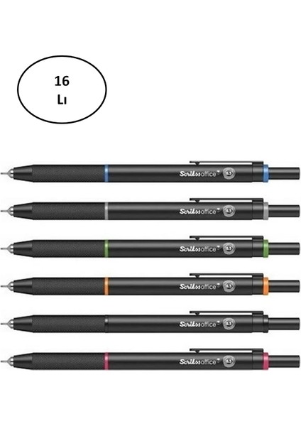 Versatil Kalem Twıst 0.7 mm 16 Lı Ambalaj