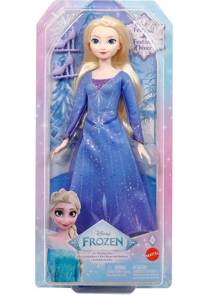 JBG53 Disney Karlar Ülkesi Buz Pateni Temalı Elsa Bebek