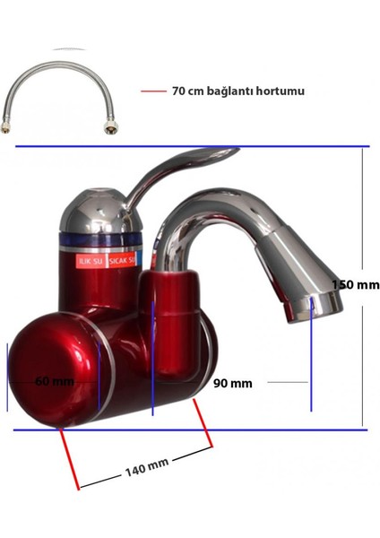 Taharet Sıcak Musluk Fhr-2k