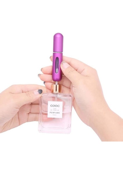 4 ml Parfüm Şişesinden Çanta Içi Mini Doldurulabilir Seyahat Cep Yedek Parfüm Şişesi 1 Adet fırsatları