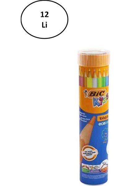 Bic Evolution Kuruboya Metal T12+1 12'li