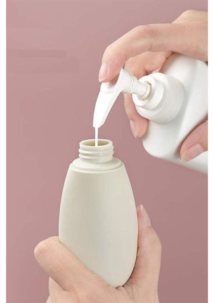 Taraklı Saç Boyama Şişesi - 3 Adet Seyahat Tipi Doldurulabilir Krem Şampuan Kutusu modelleri