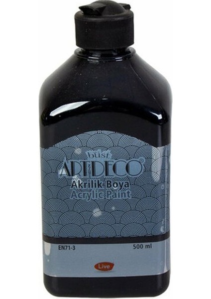Akrilik Boya 500 ml Siyah