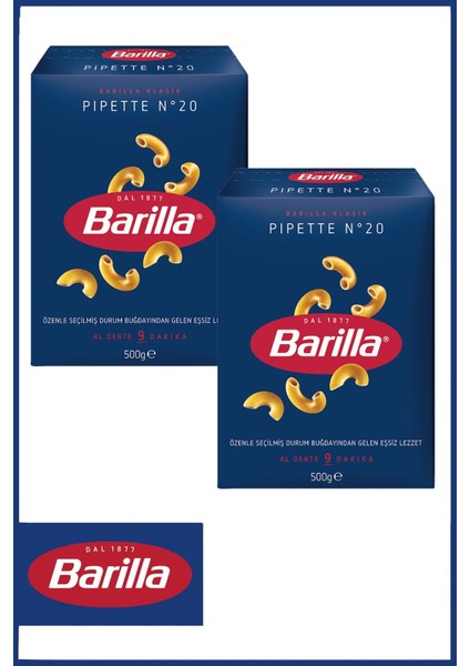 Pipette (Bukle) Makarna 500 gr x 2 Adet Tek Ebat