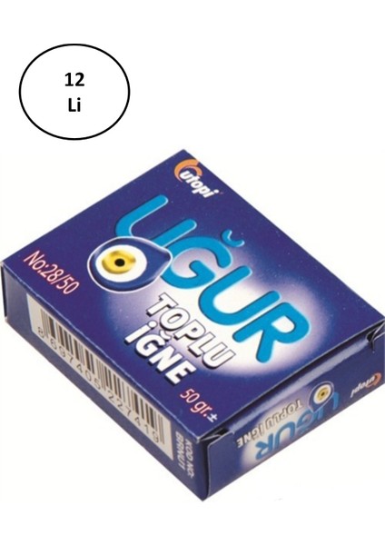Brnu-2 Uğur Toplu Iğne 28/50 gr 12'li