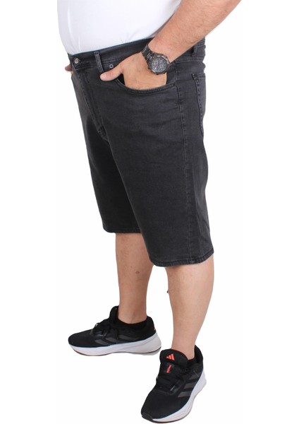 Mocgrande Büyük Beden Kot Kapri Power Lycra Comero 11913 Fume