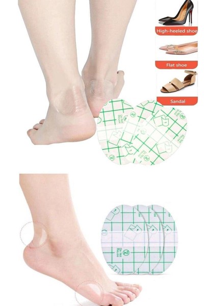 10 Adet Şeffaf Ayakkabı Topuk Koruyucu Vurma Bandı Sürtünme Önleyici Su Geçirmez Şeffaf Bant fiyatları