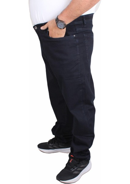 Mocgrande Büyük Beden Kot Pantolon Power Lycra Comero 11914 Koyu Lacivert