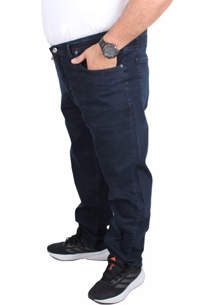 Mocgrande Büyük Beden Kot Pantolon Power Lycra Comero 11914 Lacıvert