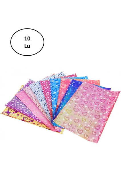Desenli Kağıt 50*70 cm Simli Çizgi 10 Renk