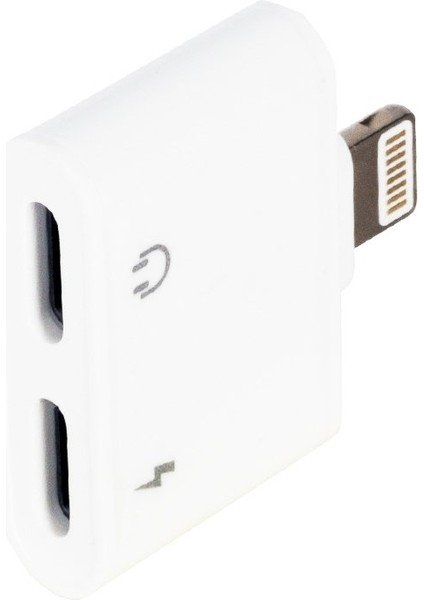 IPHONE Şarj ve Kulaklık Çoklayıcı Çevirici Adaptör Jack