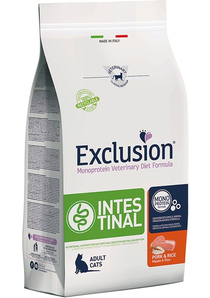 Monoprotein Veterinary Diet Formula Intestinal