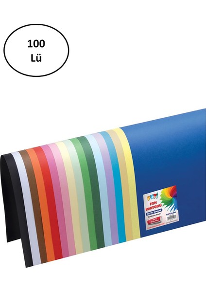 2069 Fon Kartonu 50X70 cm 100'LÜ Koyu Yeşil