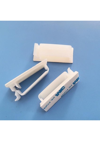 4 Adet Beyaz Renk Yapışkanlı Kablo Toplayıcı Masa Kablo Düzenleyici Klips Duvara Sabitleyici Aparat indirimleri