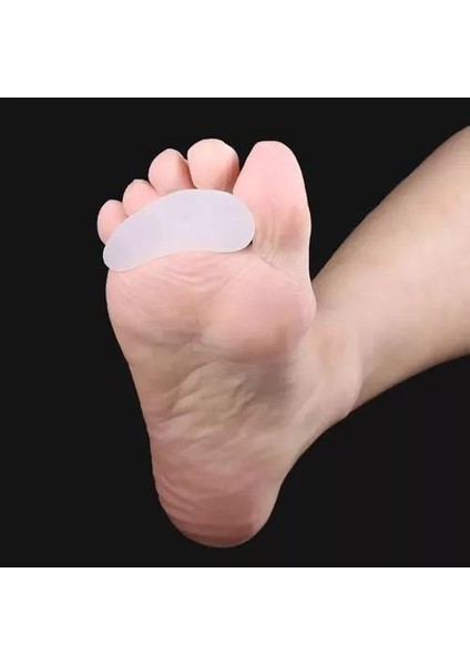1 Çift 3 Parmağa Geçen Çekiç Ayak Parmak Düzeltici Makaralı Silikon Parmak