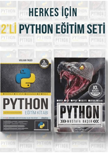 Herkes Için 2'li Python Eğitim Seti (2 Kitap)