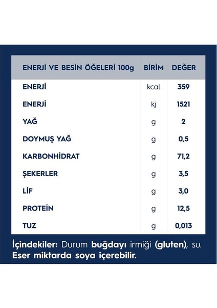 Fettucine 500 G x 2 Adet Tek Ebat