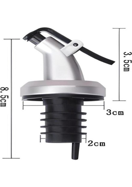 3 Adet Kapaklı Şişe Ucu Servis Aparatı Yağlık Sirkelik Damlalık Yağdanlık Tıpa Tapa Mantar modelleri