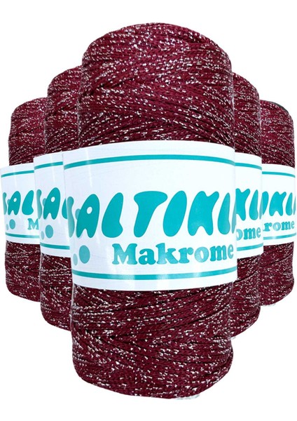 5 Adet Simli Makrome Ipi SG-1560