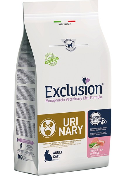 Monoprotein Veterinary Diet Formula Urinary