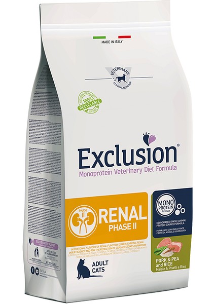 Exclusıon Monoproteın Vet Dıet Renal