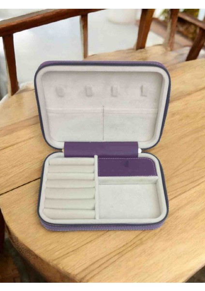 Kadın Takı Kutusu | Çok Gözlü, Taşınabilir, Fermuarlı Mücevher Saklama ve Düzenleme Kutusu – Yüzük, Kolye, Bilezik Organizer” fiyatları