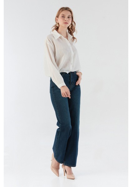Basic Beli Lastikli Cep Detaylı Gömlek