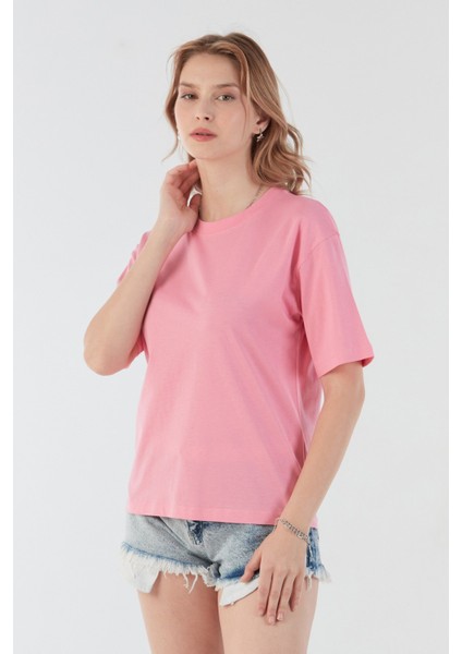 Basic Bisiklet Yaka Tişört
