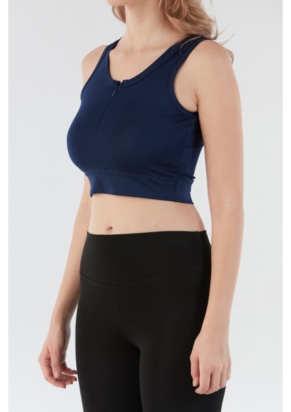 Basic Önü Fermuarlı Crop Body indirimleri